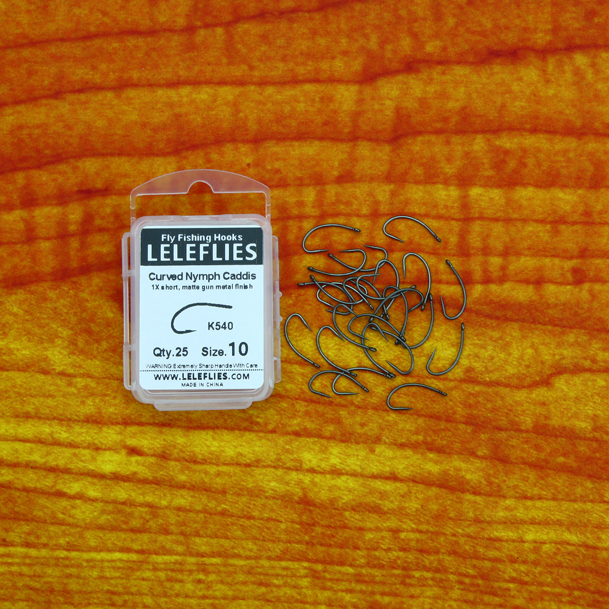 Curved Nymph Caddis Fly Tying Hook 25 per box