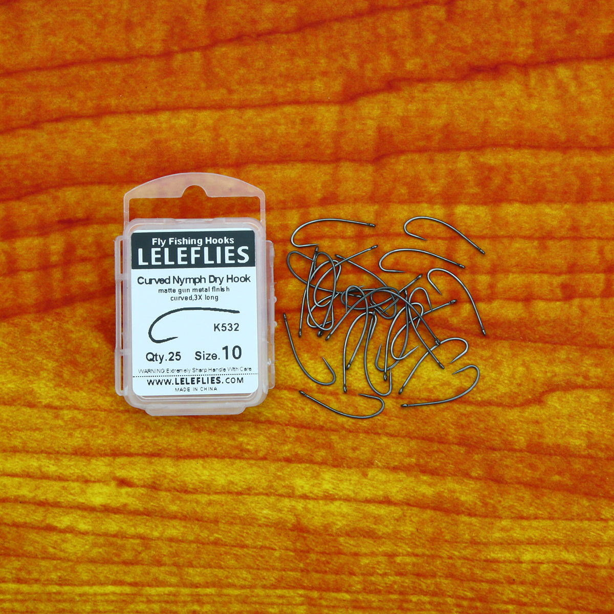Curved Nymph Dry Fly Tying Hook 25 per box