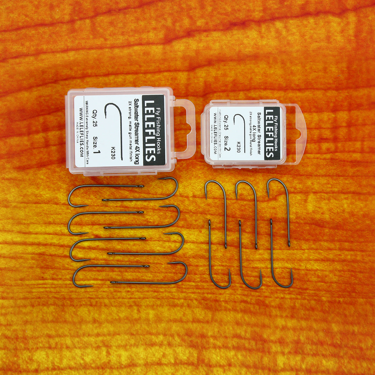 Saltwater Streamer Fly Tying Hook-4X long 25 per box