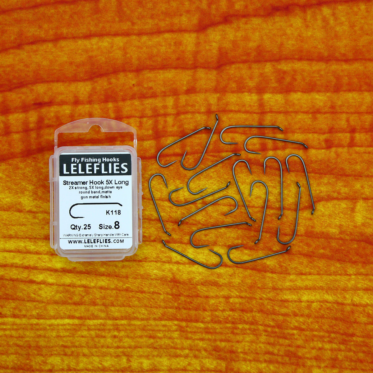 Streamer Fly Tying Hook - 5X Long 25 per box