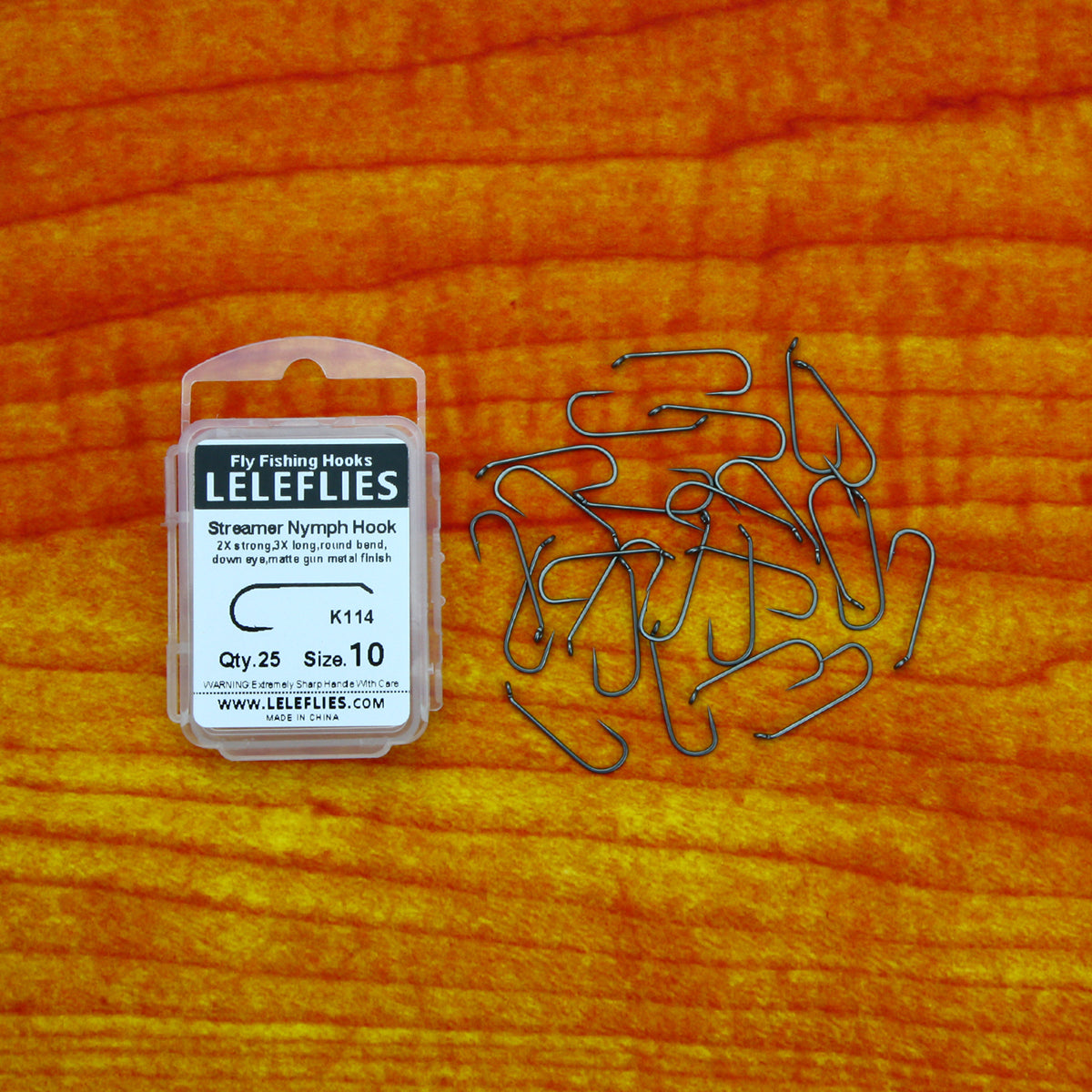 Streamer Nymph Fly Tying Hook - 3X Long 25 per box