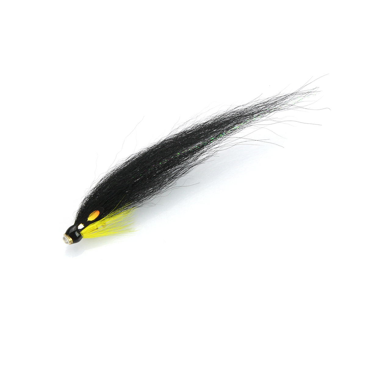 Black Yellow Monkey Loop Bottle Tube Fly Salmon Flies