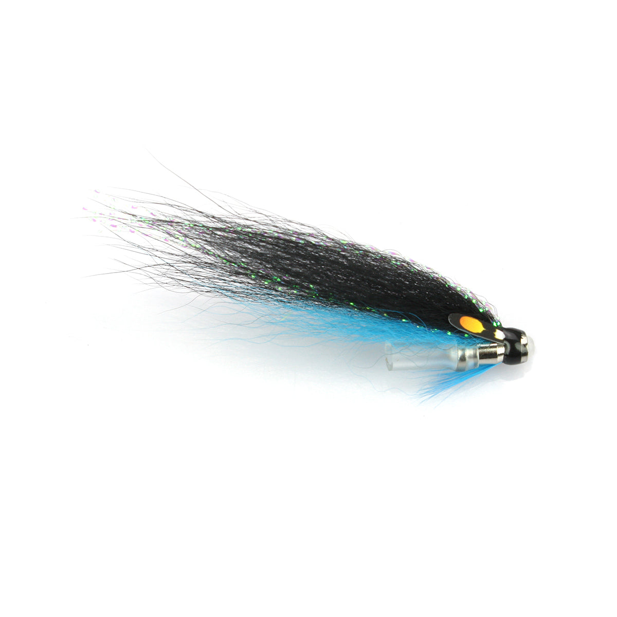 Black Blue Loop Bottle Tube Fly Salmon Flies