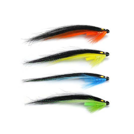 Tube Fly Posh Sunray Salmon Fly Fishing Sea Trout Flies Plastic Tubes Selection(12-pack)