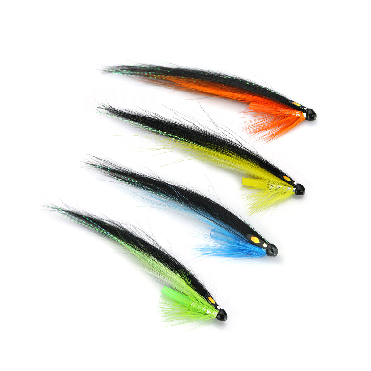 Tube Flies 12-Piece Copper Cone Head Tube Fly Set - Assorted - Foto 12