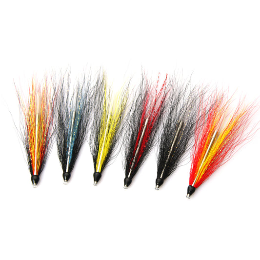 Sea Trout Tube Fly Needle Tube Salmon Flies Selection(12-pack)