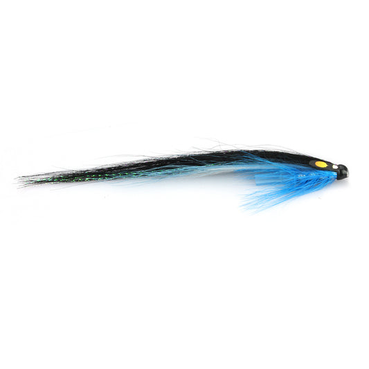 Posh Sunray Blue Salmon Fly Sea Trout Flies Plastic Tubes