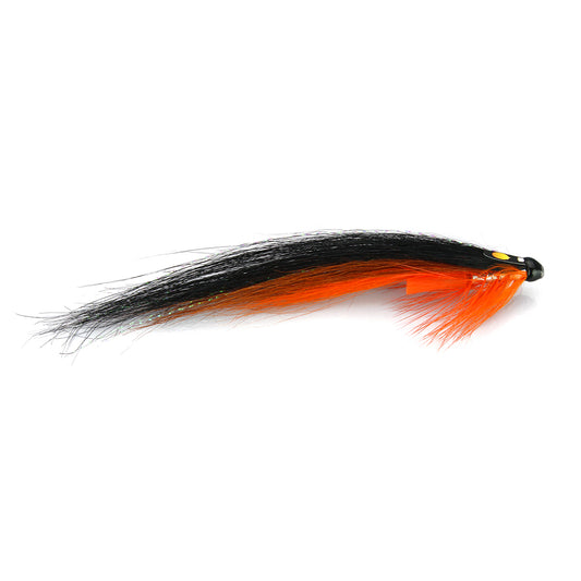 Posh Sunray Orange Salmon Fly Sea Trout Flies Plastic Tubes