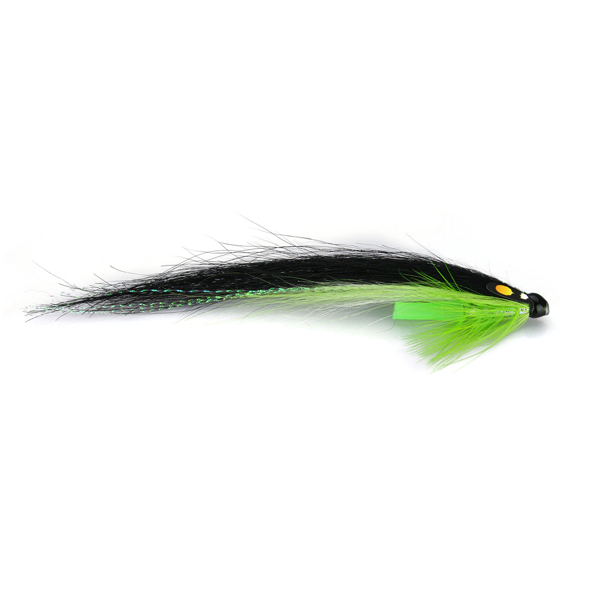 Posh Sunray Green Salmon Fly Sea Trout Flies Plastic Tubes