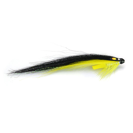 Posh Sunray Yellow Salmon Fly Sea Trout Flies Plastic Tubes