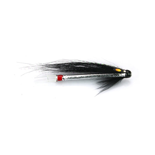 Elver Snake Black Tube Fly Salmon Fly Sea Trout Flies Plastic Tubes