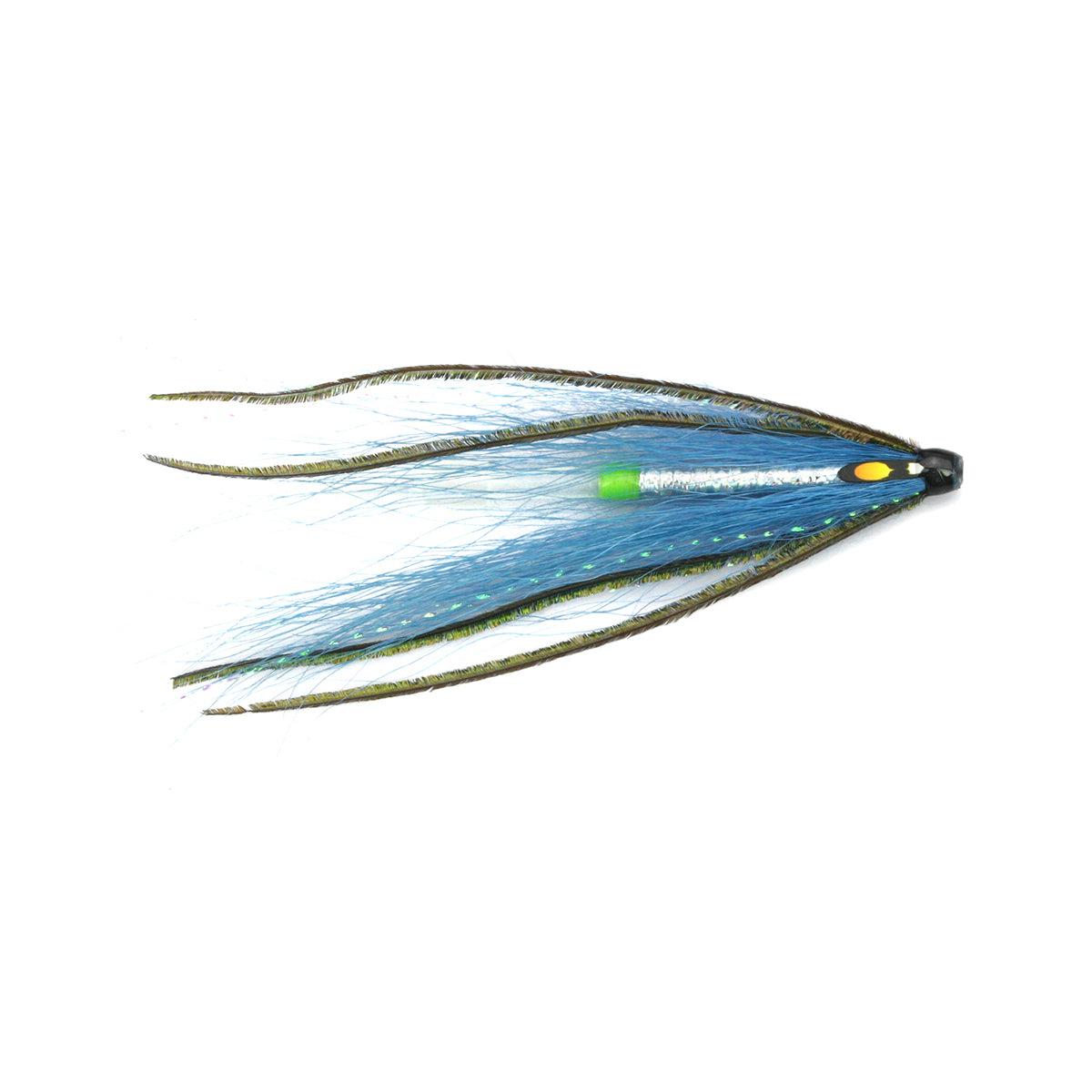 Blue Nighthawk Tube Fly Salmon Fly Sea Trout Flies Plastic Tubes