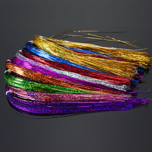 Holographic Flashabou Holo Hedron Fly Tying Materials ; 1/69" Wide By 12" Long