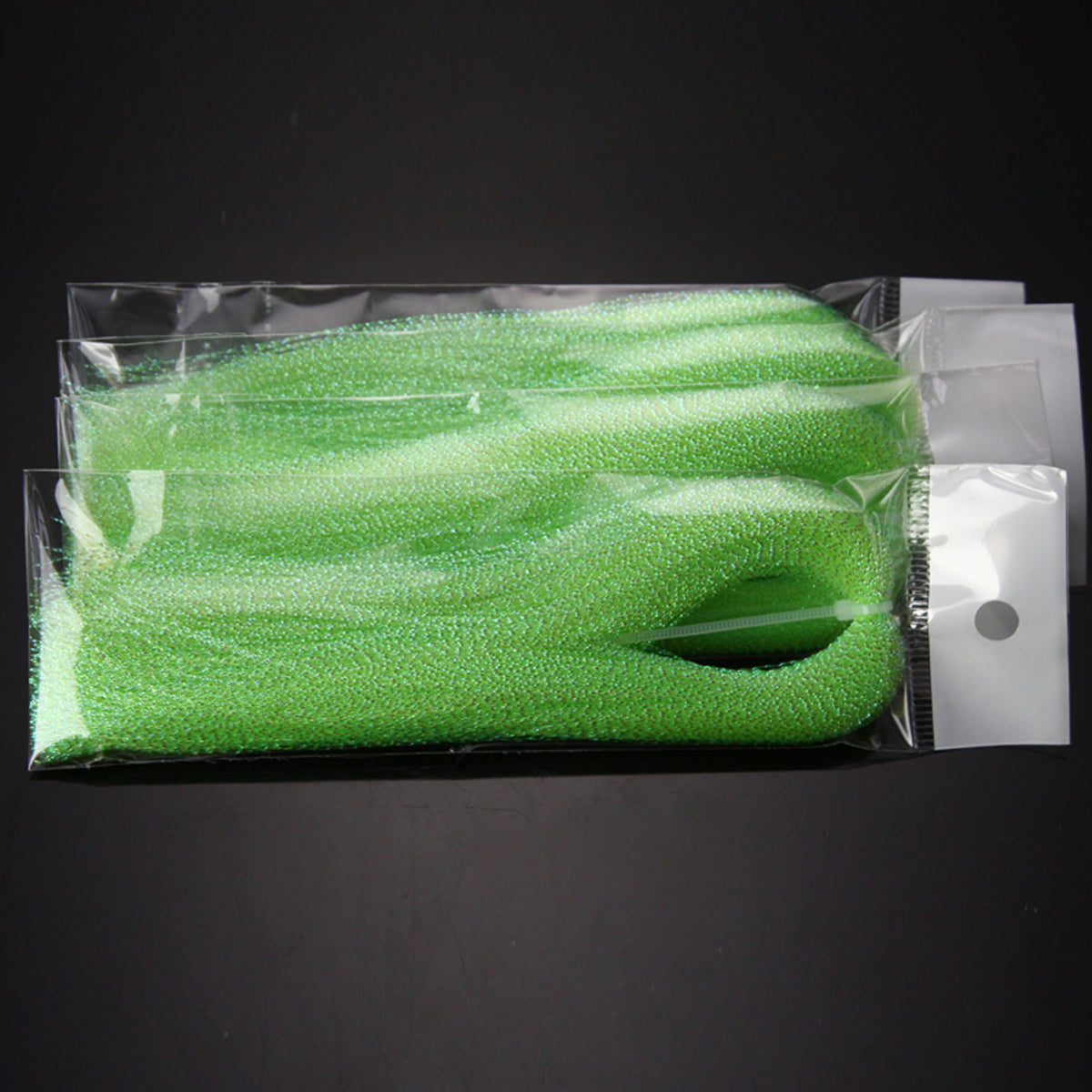 Dyed-Pearl Flashabou Accent Fly Tying Materials 1/69" Wide By 12" Long