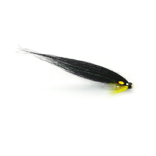 Black Yellow Monkey Loop Bottle Tube Fly Salmon Flies